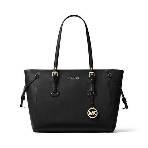 michael kors medium voyager tote black ebay|Michael Kors Voyager Tote .